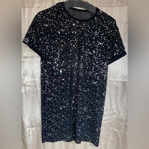 EROS VENEZIANI- Black and Silver Sheer Tee